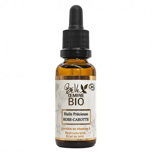 Óleo Precioso de Rosa Mosqueta e Cenoura Orgânica Belle Oemine 30ml