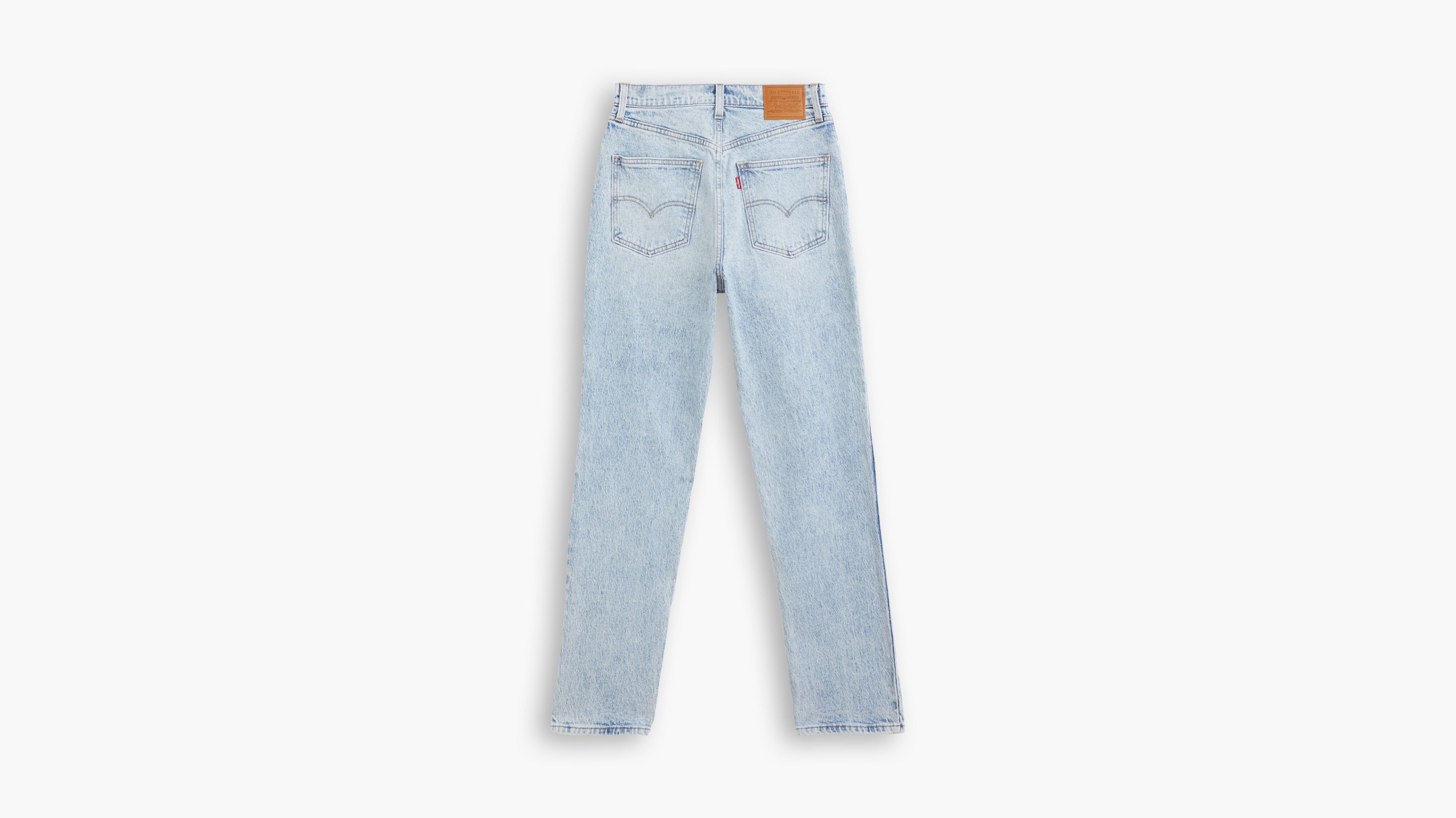 Jean ’70 Haut Slim Droit - Light Indigo Worn In - Bleu