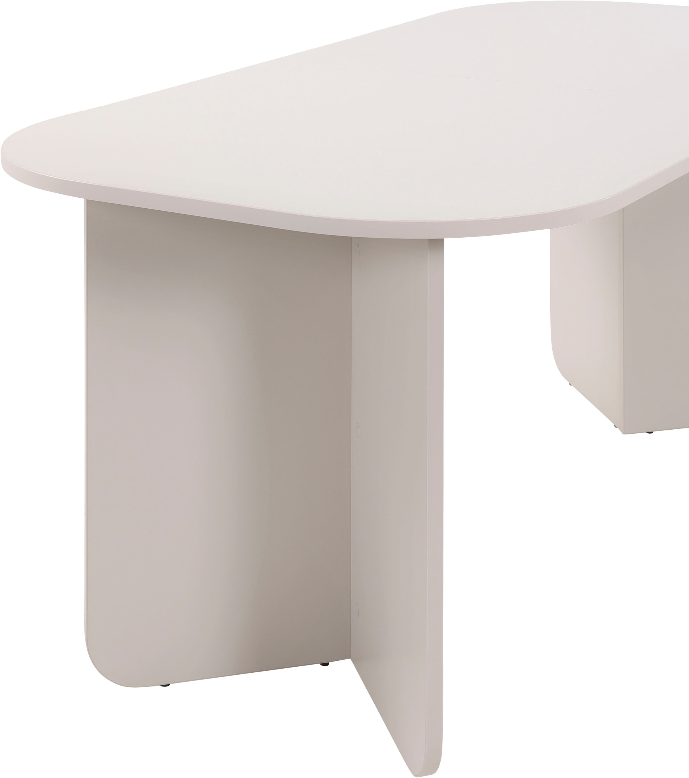 TOM TAILOR HOME Esstisch »ROUNDED TABLE« mit gerundeten Ecken. Fest 180 cm oder ausziehbar auf 260 cm