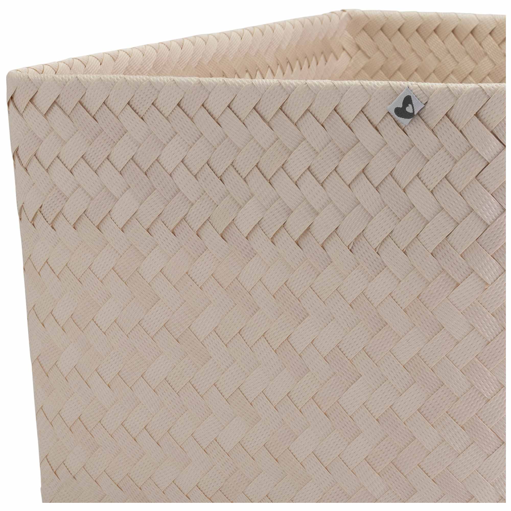 Prénatal mandje vierkant beige