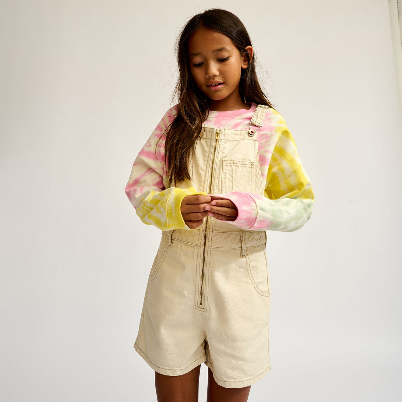 Bellerose Salopette short Padel crème