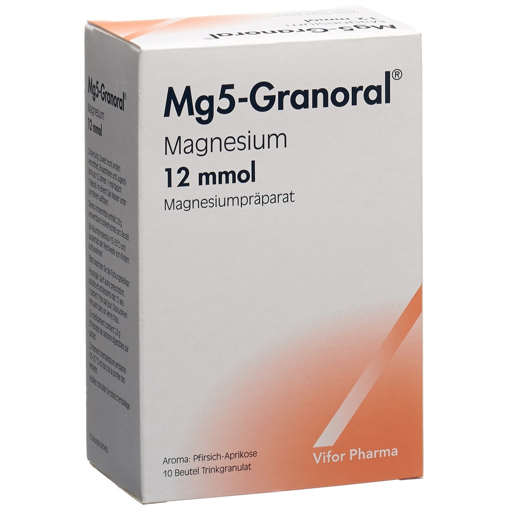 MG5-GRANORAL Gran 12 mmol Pfirsich-Aprikose Btl 10 Stk