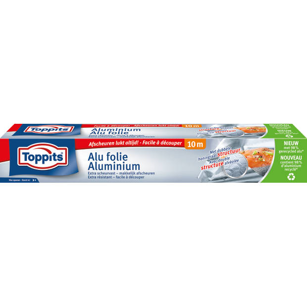 Toppits aluminiumfolie - 10 meter