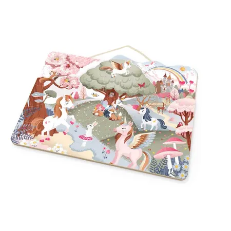 Speedy Monkey Magnetisches Puzzle Einhorn 42x33x1cm