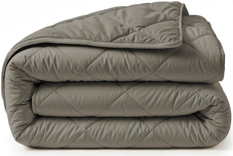 Sleeptime - 2 in 1 Diamant Dekbed - Kaki - Dekbed zonder Overtrek Inclusief Kussenslopen - 200x200