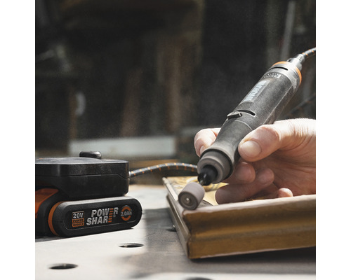 WORX MakerX - Dubbele set WX990 bestaande uit accu haakse slijper WX741L, multitool WX739.9 incl. HubX accuadapter WA7161 20V en accu (2.0Ah)