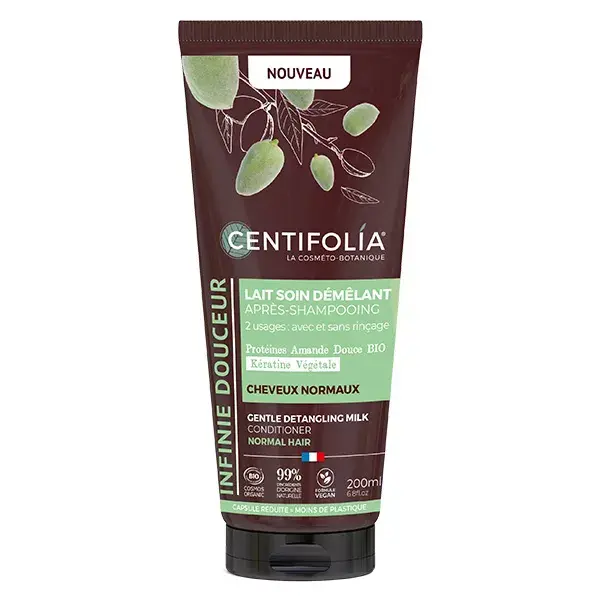 Leite condicionador desembaraçante orgânico 2 em 1 Centifolia Infinie Douceur 200ml