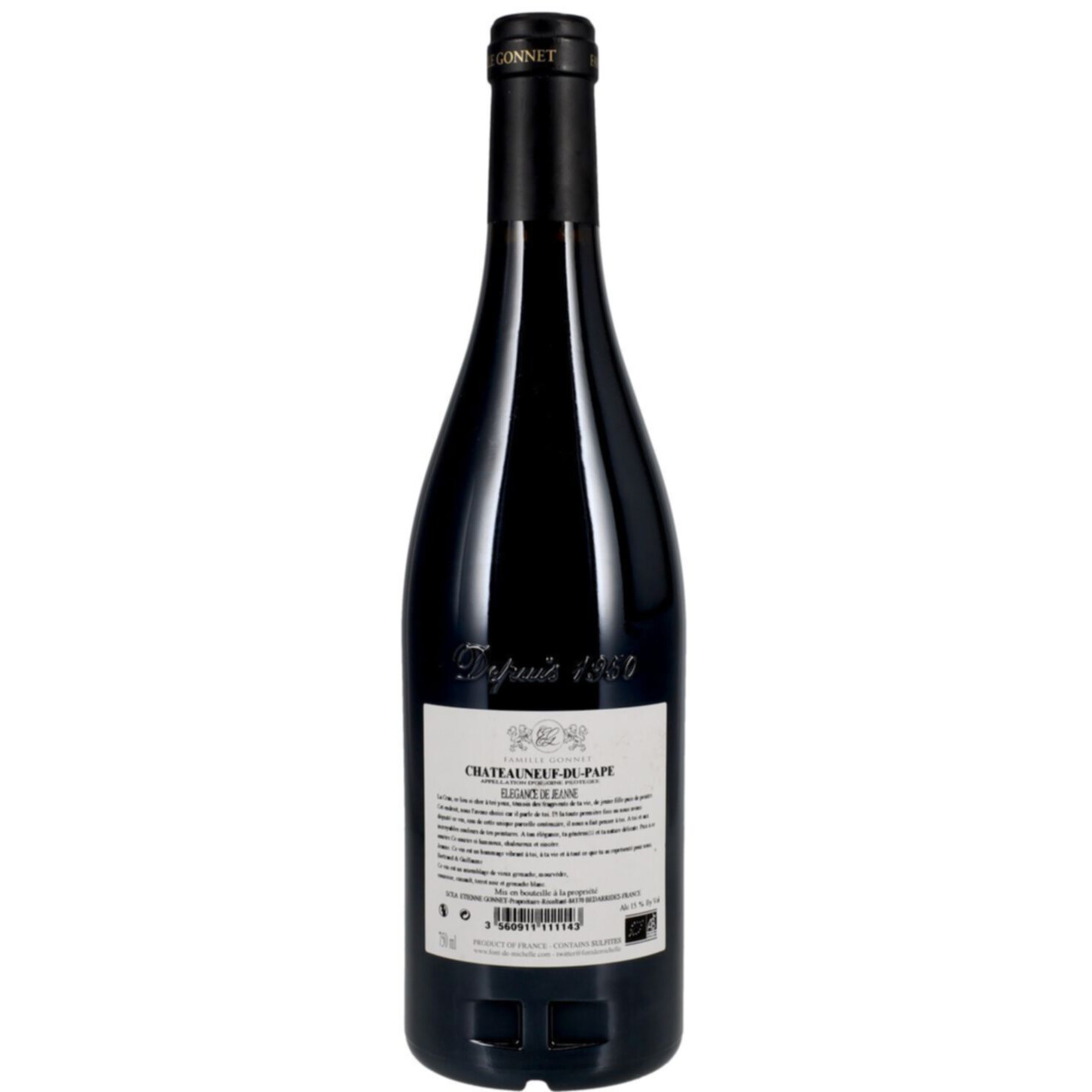 Châteauneuf-du-Pape AOP Cuvée Elegance de Jeanne, Font Michelle -75cl