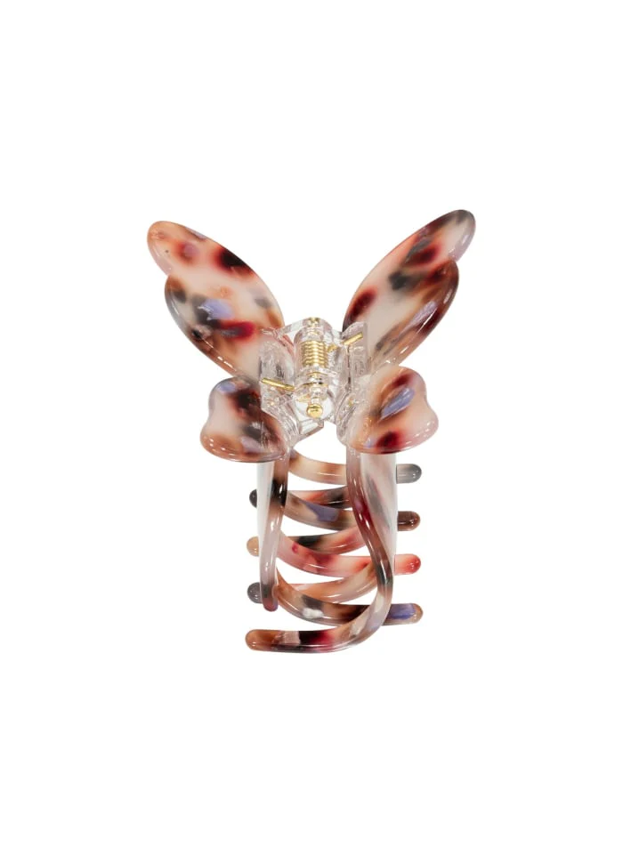Pico  Butterfly hårklemme - Grey Multi