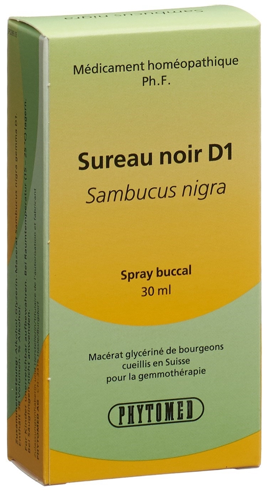 PHYTOMED Sambucus nigra 1 D<br>30 ml, Spray, flüssig