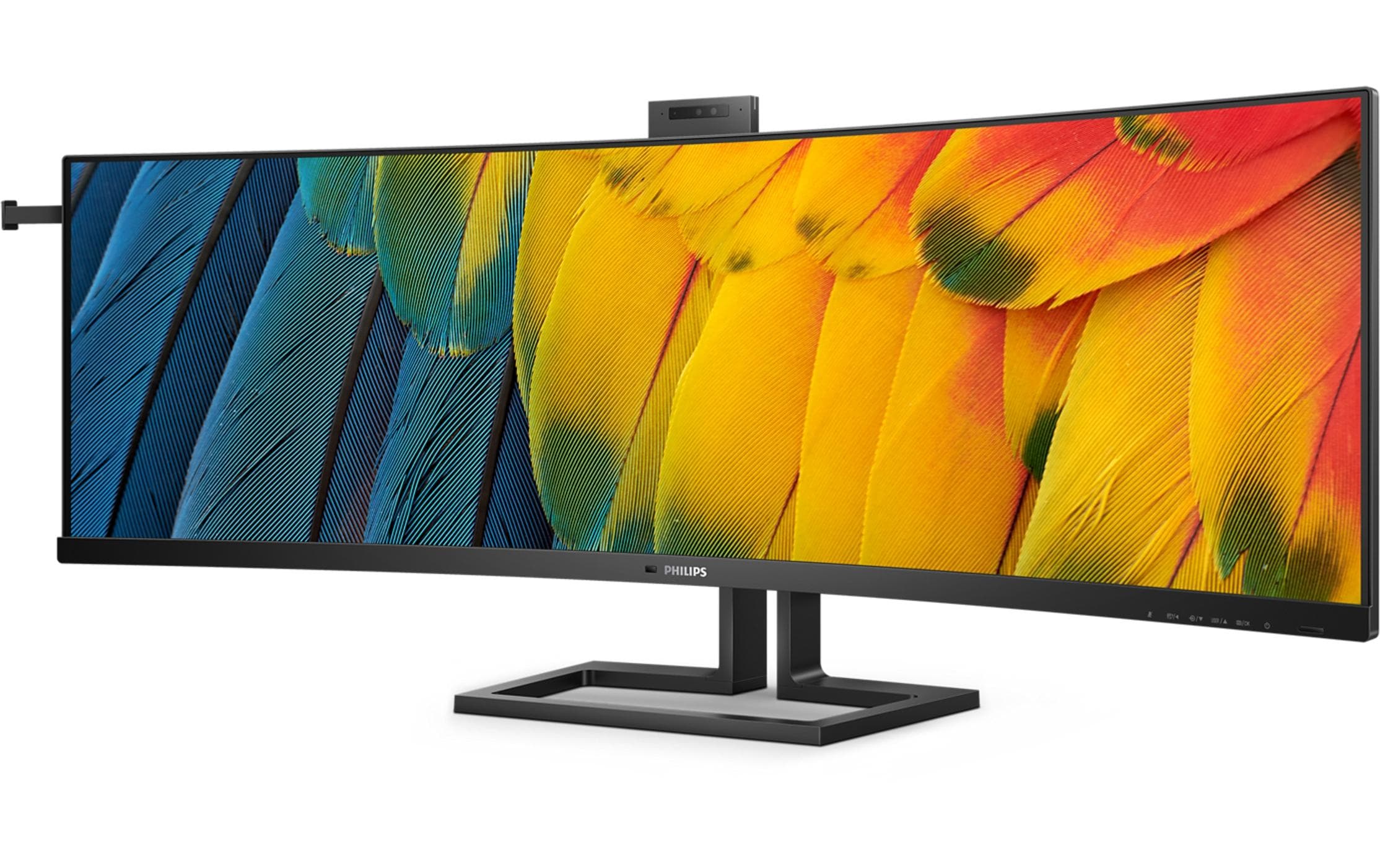 Monitor 45B1U6900CH<br>44.5-Zoll-Business-Monitor mit integriertem KVM-Switch und Pop-Up-Webcam