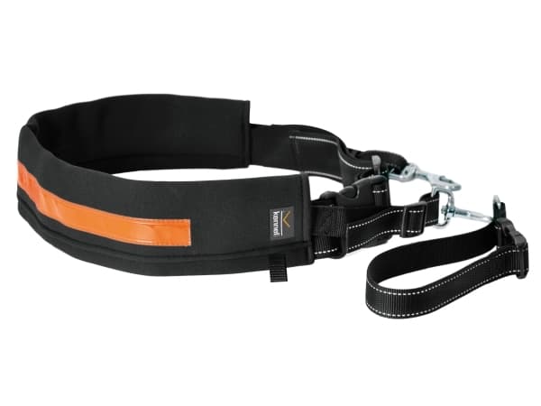 Kennel Equip Dragbälte Jogging Gear Svart S-m 75-120cm