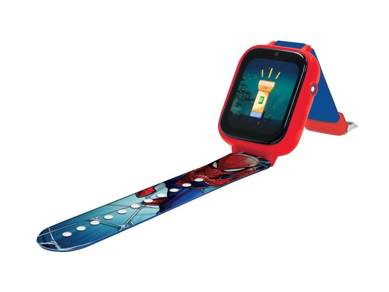 Lexibook SpiderMan Farbdisplay-Uhr mit Kamera Digitaluhr mit 8-GB-Speicherkarte