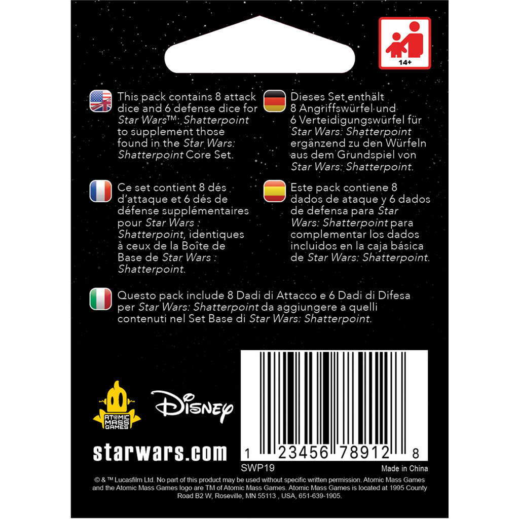 Star Wars: Shatterpoint - Set de dés