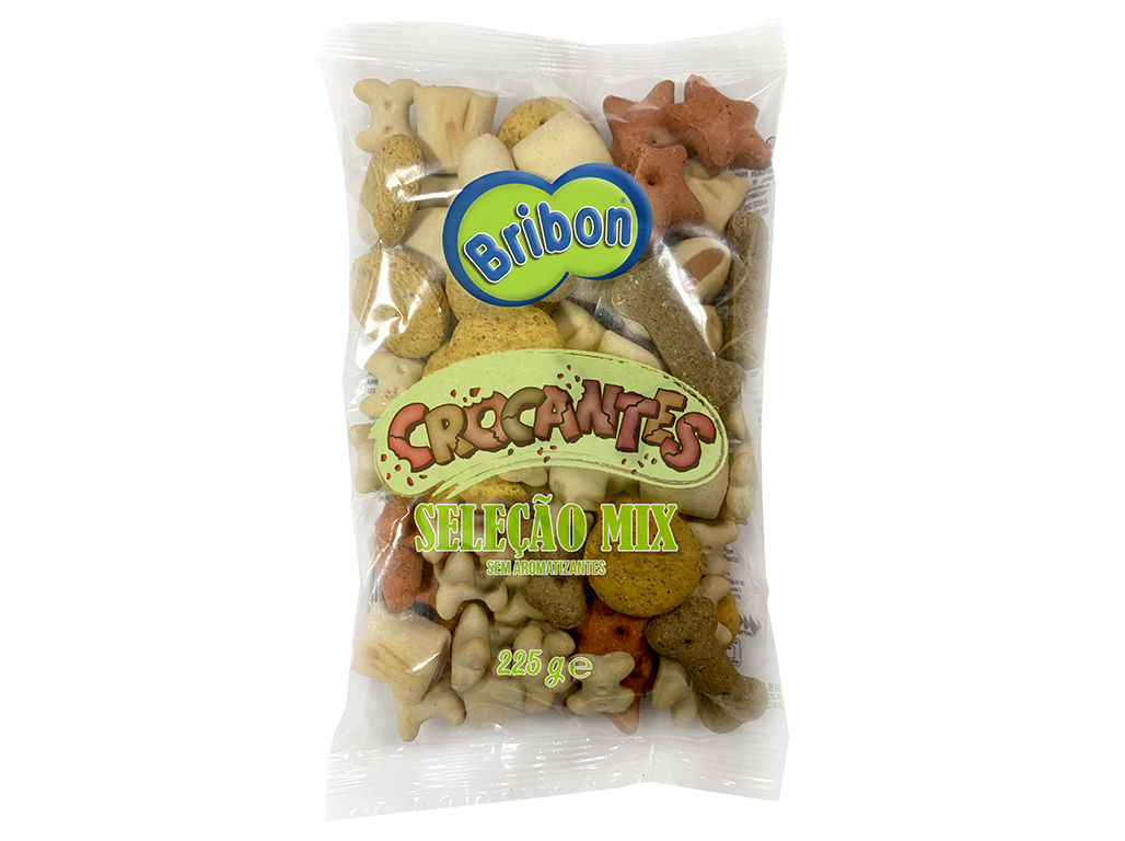 SNACKS CÃO BRIBON CROCANTES SELEÇÃO MIX 225G