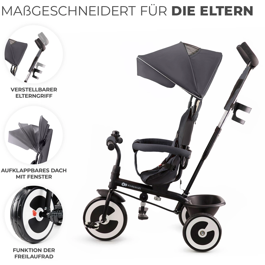 Kinderkraft Dreirad Aston, grau