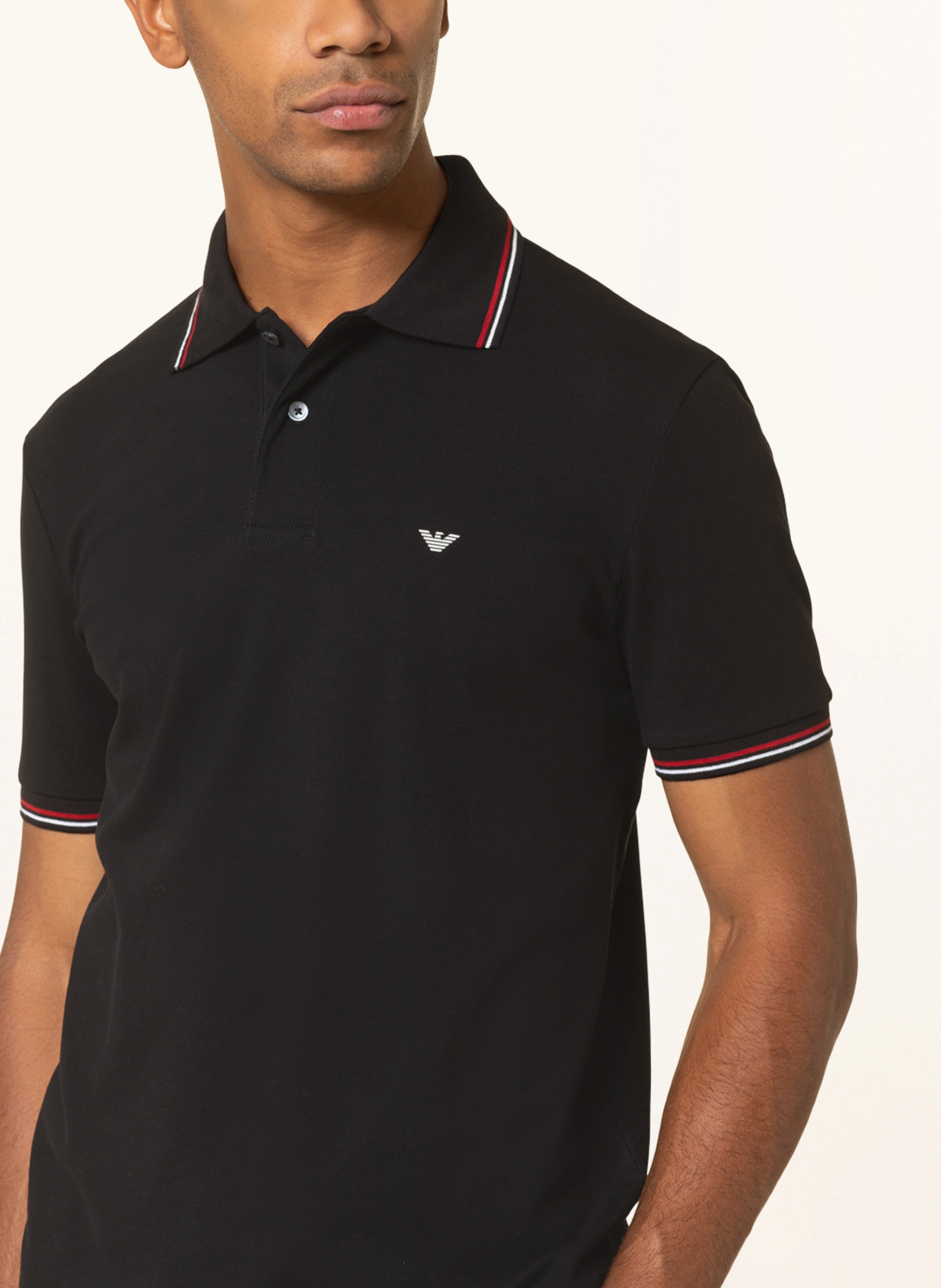 EMPORIO ARMANI Piqué-Poloshirt