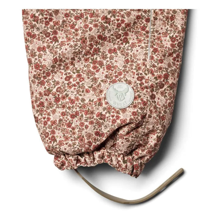 Wheat Combinaison de Ski Fleurie Matières Recyclées Moe Tech | Rose