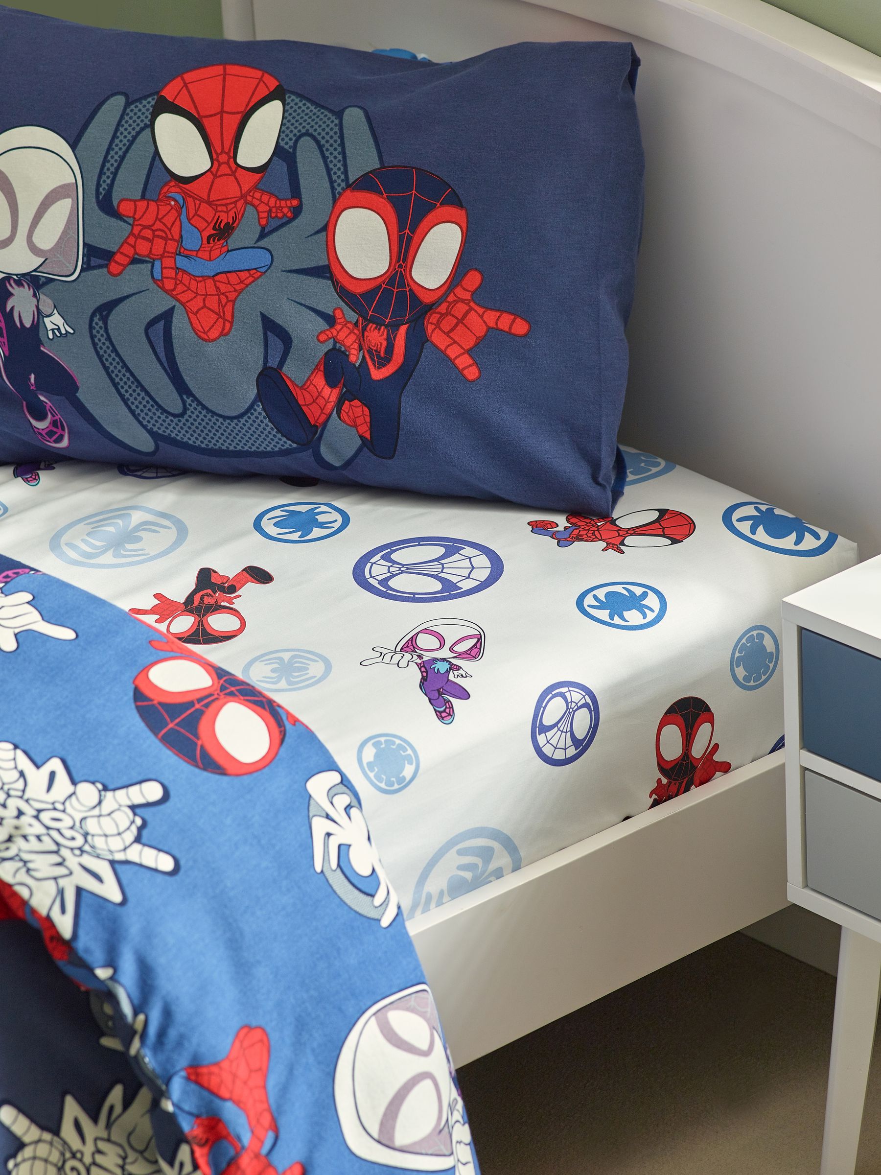 Disney Spidey and His Amazing Friends hoeslaken van 100% katoen