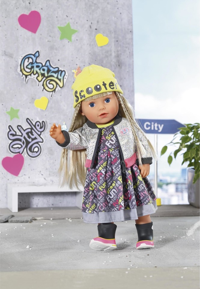 BABY born - City Deluxe Style Dukketøj 43cm