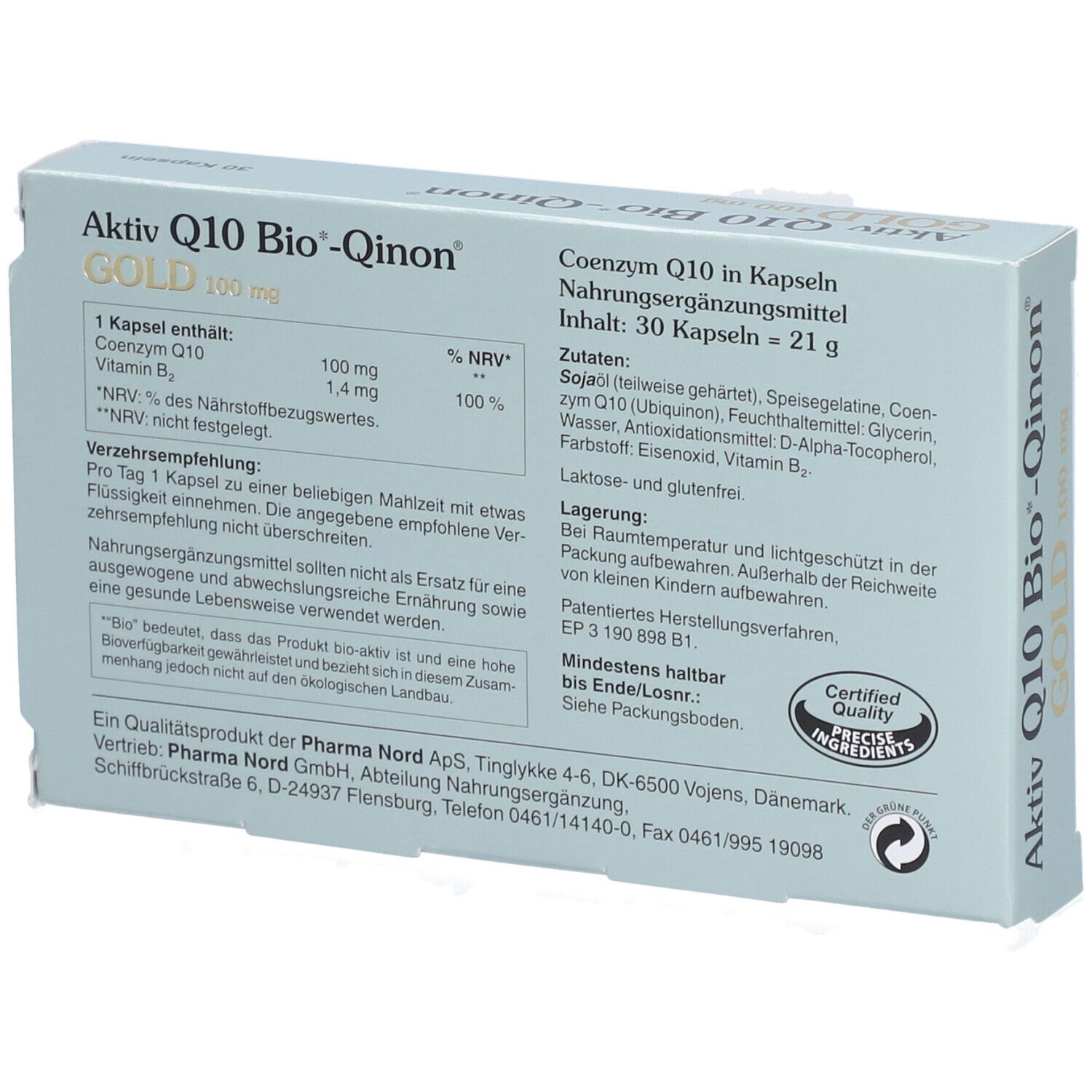 Q10 Bio-Qinon Gold 100 mg