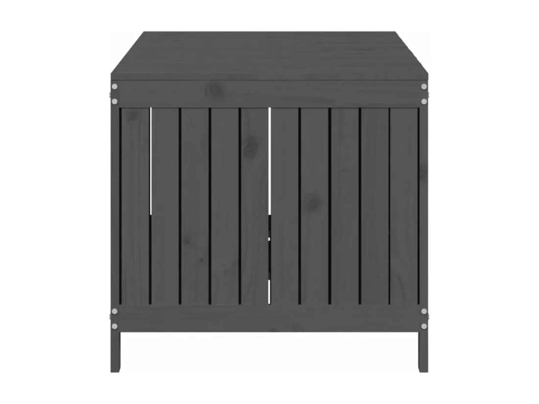 Boîte de rangement de jardin Gris 147x68x64 cm Bois de pin