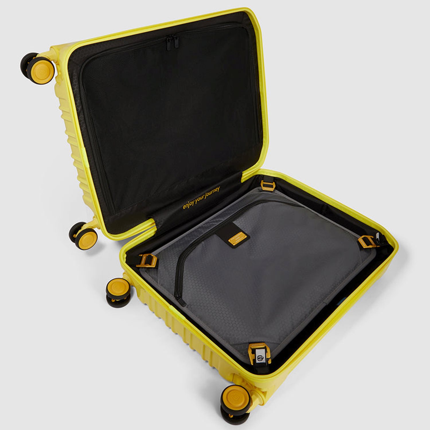 Piquadro PQ-Light Cabin Trolley 55 giallo