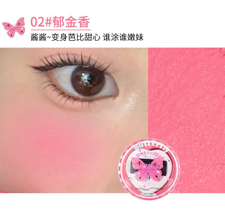 FLORTTE - Butterfly Series Blush Cream - 4 kleuren (2-5)