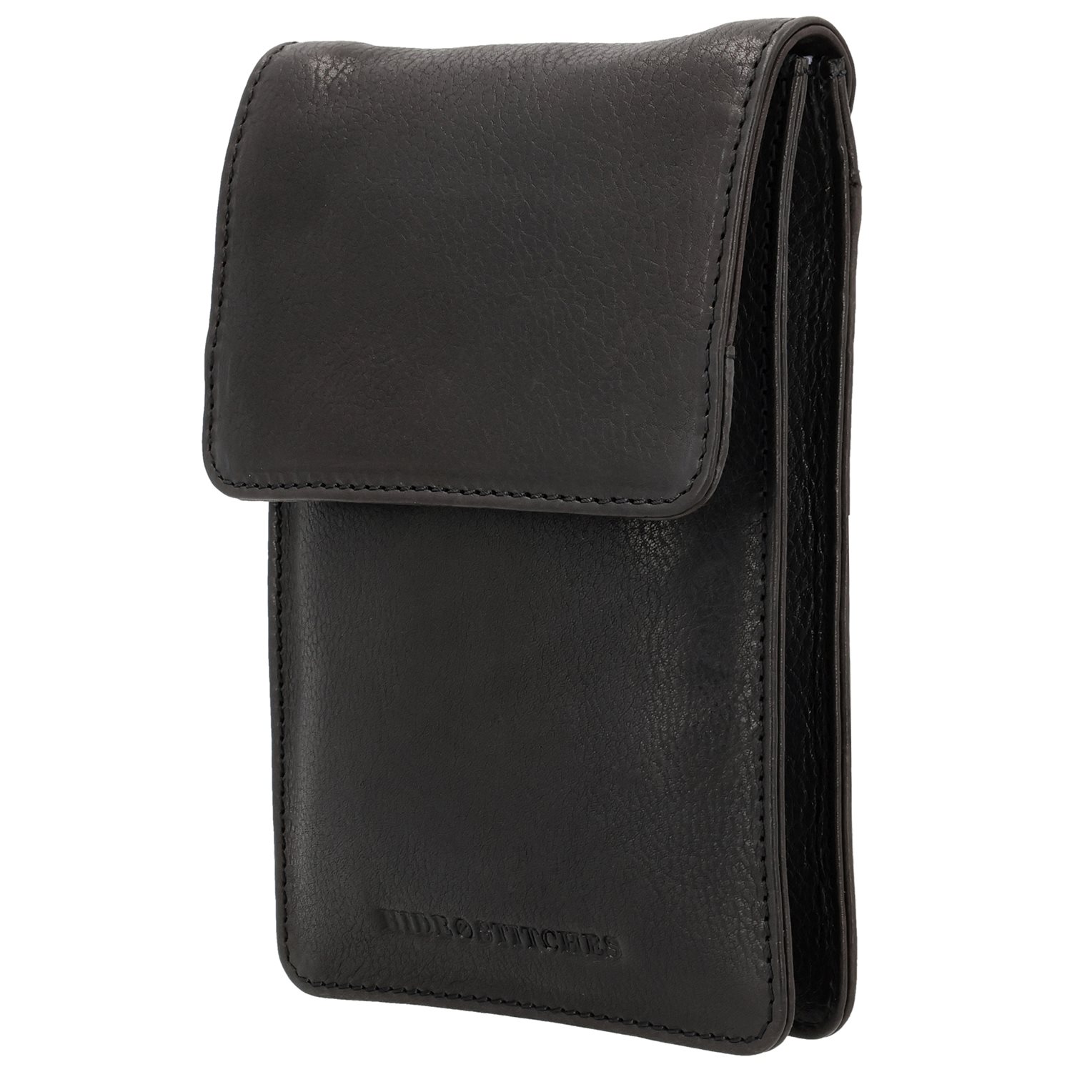 Hide & Stitches Earth Phonebag black