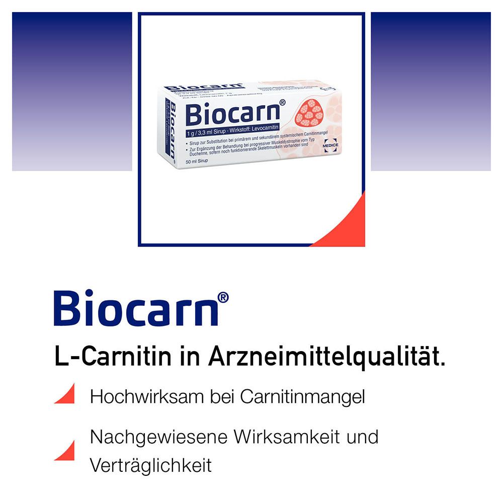 Biocarn Sirup bei Carnitinmangel - stärkt das Herz