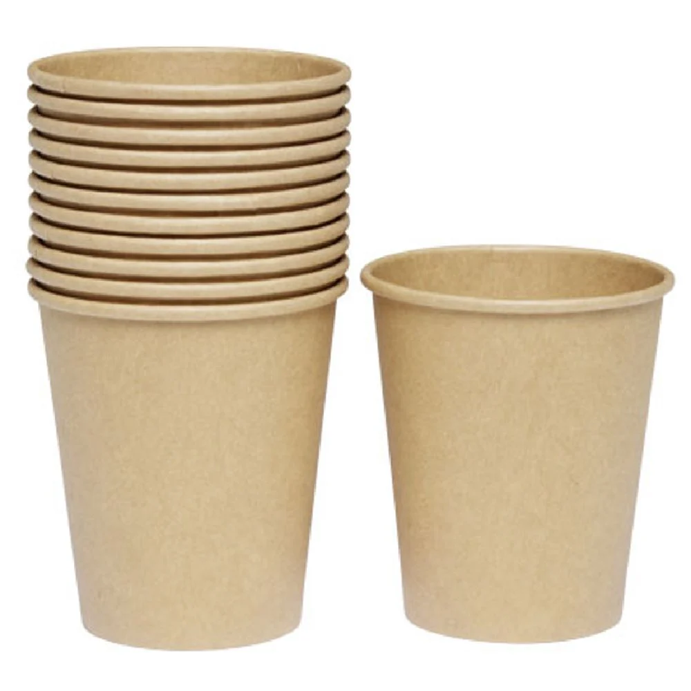 Gobelet en carton kraft marron 24 cl x12