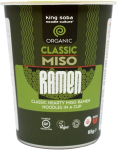 King Soba Classic Miso Ramen Cup, 85 g