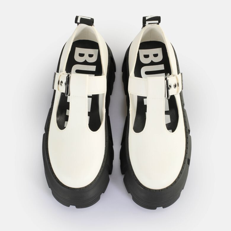 Ava Mary Chaussures basses véganes, blanc