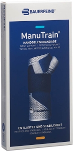 BAUERFEIND MANUTRAIN Aktivbandage Grösse 6 rechts titan