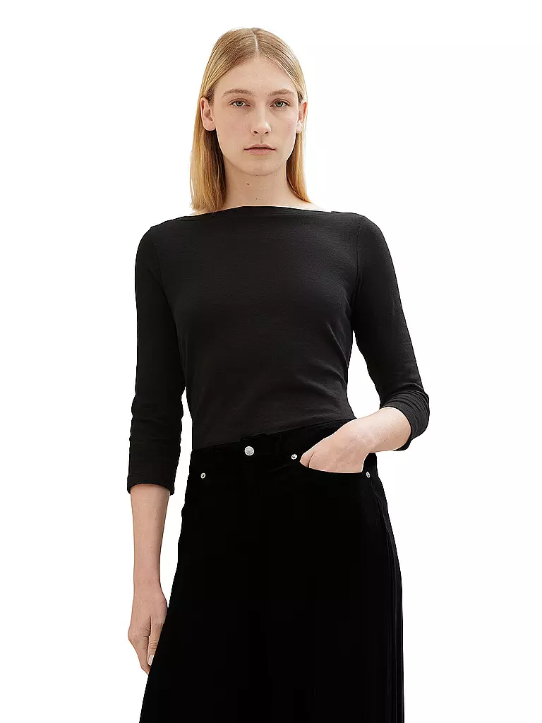 TOM TAILOR Shirt  schwarz
