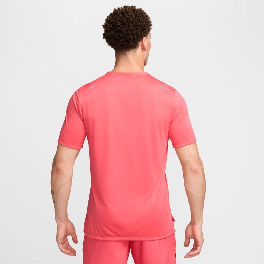 Nike T-shirt Running Dri-FIT Rise 365 - Rose/Argenté