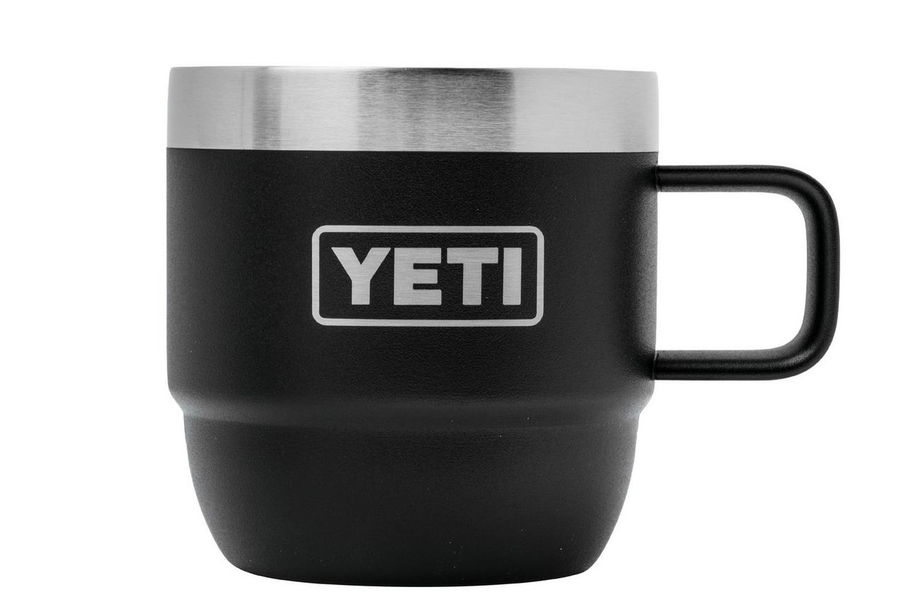 Yeti Rambler Stackable Mugs 6oz, Black, stapelbare thermosmokken, 177 ml
