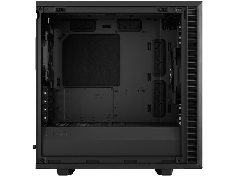 Fractal Design PC-Gehäuse Define 7 Mini Solid Schwarz Elegantes Mini-Tower-Gehäuse