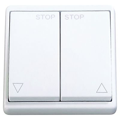 Volet roulant électrique pvc motorisé filaire Protecta blanc 120 x h.135 cm