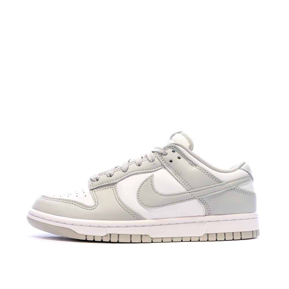 Nike Baskets Blanches/Grises Homme Nike Dunk Low Retro