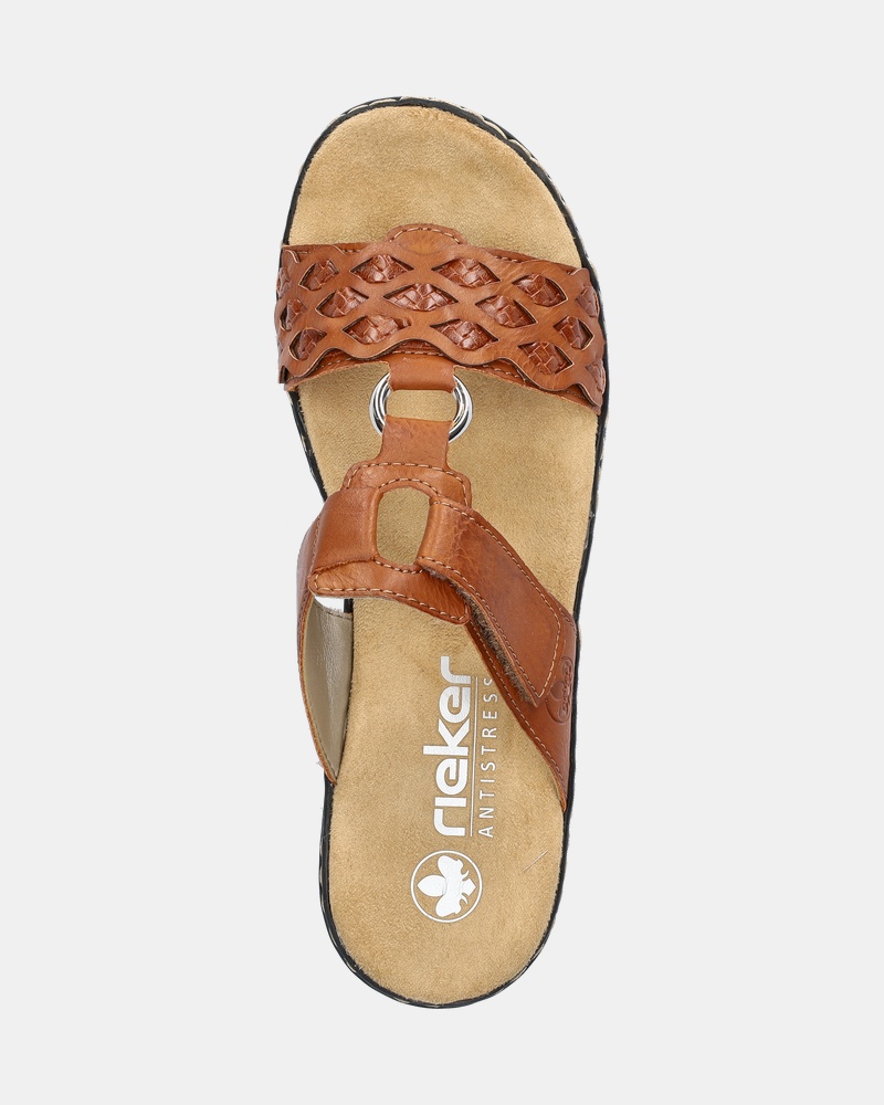 Rieker Slippers  - cognac