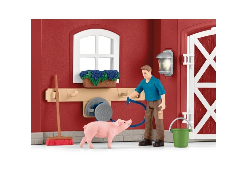 Schleich Red Barn with Animals and Accessories