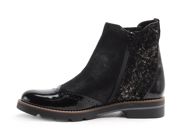 Gr boots bottine plates femme tiacle noir