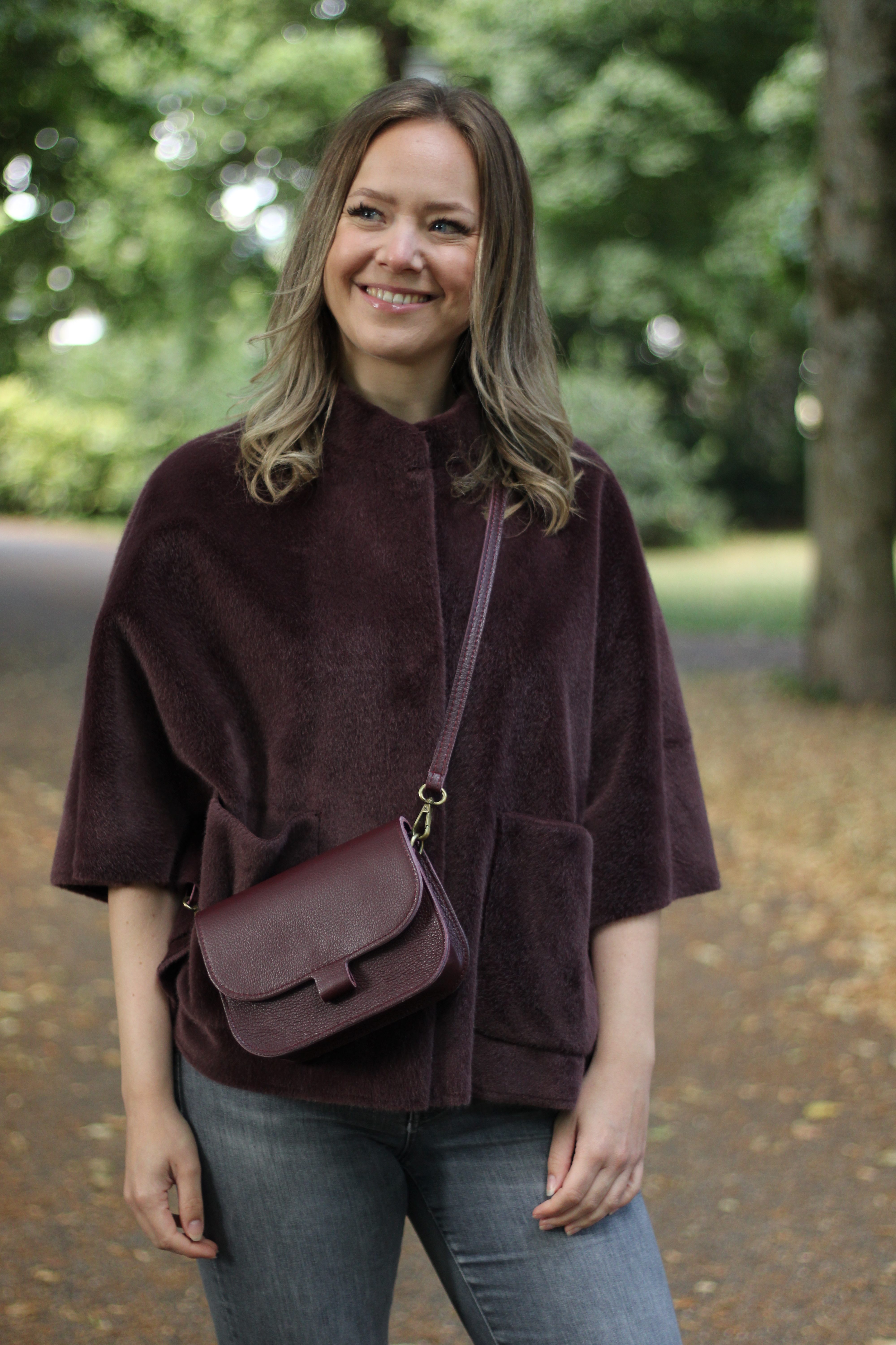 Rino & Pelle - Dewi Faux Fur Cape - Chocolate Bean