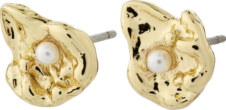 Pilgrim INAYA recycled earrings gold-plated Guld
