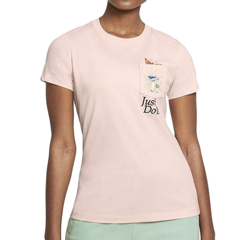 Nike T-shirt Rose Nike Femme Nature