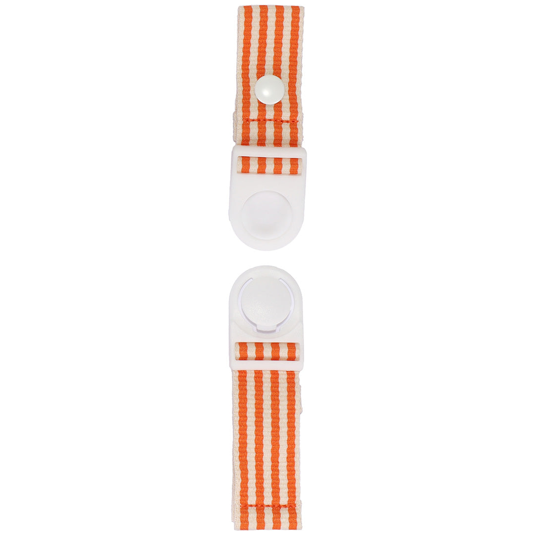 sticky lemon borstriem voor rugzak - stripes - lifebuoy orange