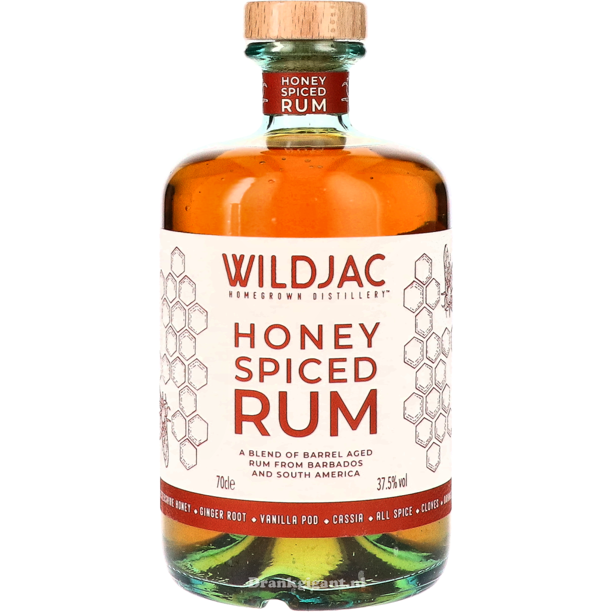 Wildjac Honey Spiced Rum 70 cl