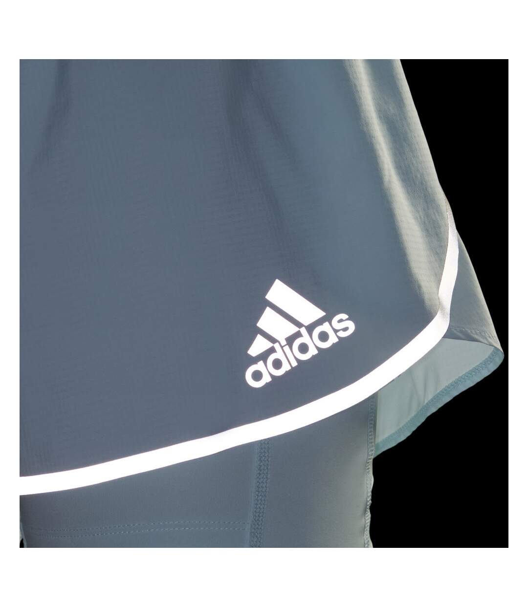 Short de Running Bleu clair Femme Adidas Adizero