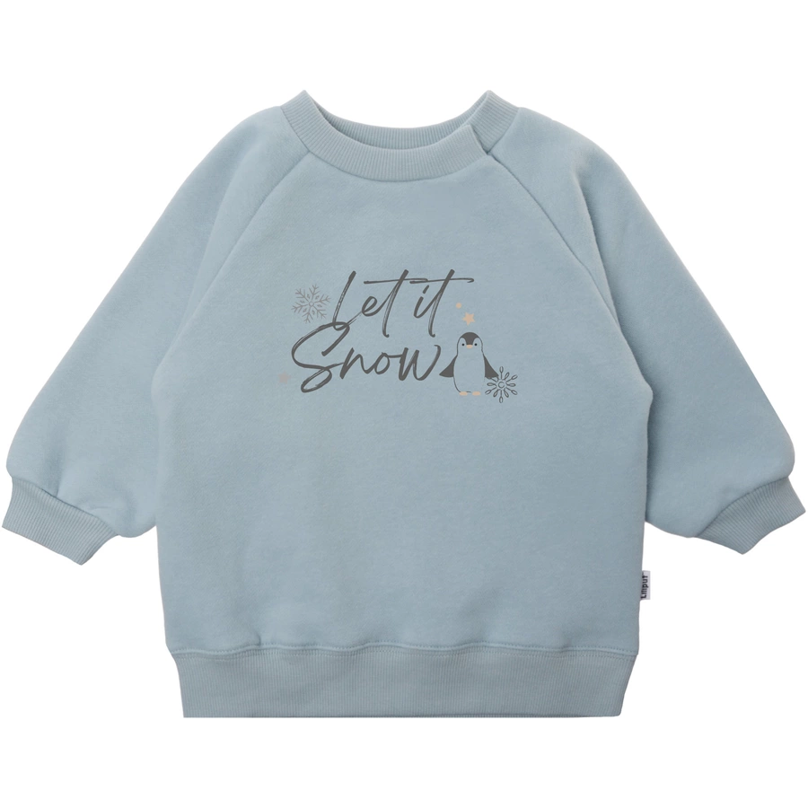 Liliput Sweatshirt let it Snow hellblau